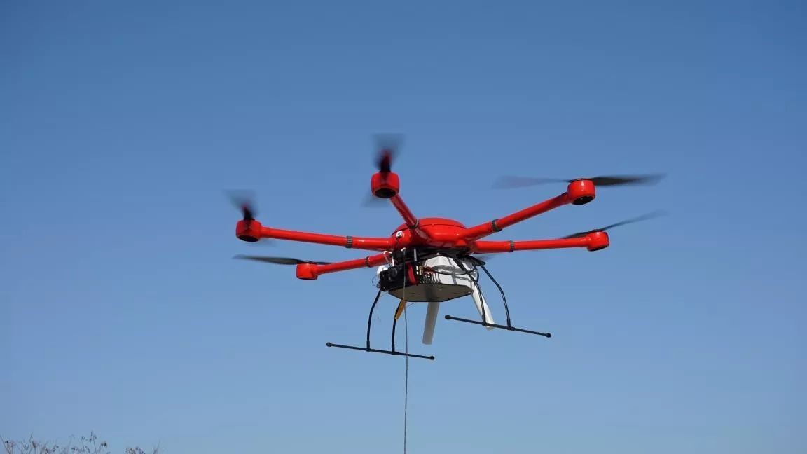 Multirotor UAV Tethered Emergency Multirotor UAV Speed